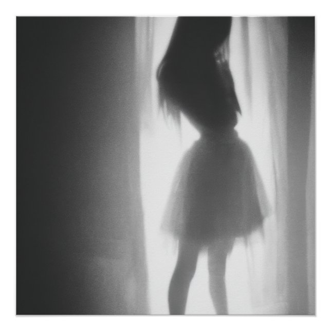 Shadow Dances by the Window Poster (Front)