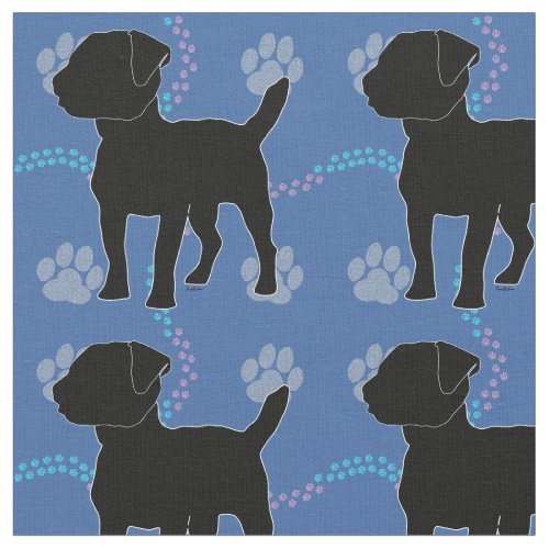 Shadow Dogs _ Jack Russell Terrier v1 Fabric