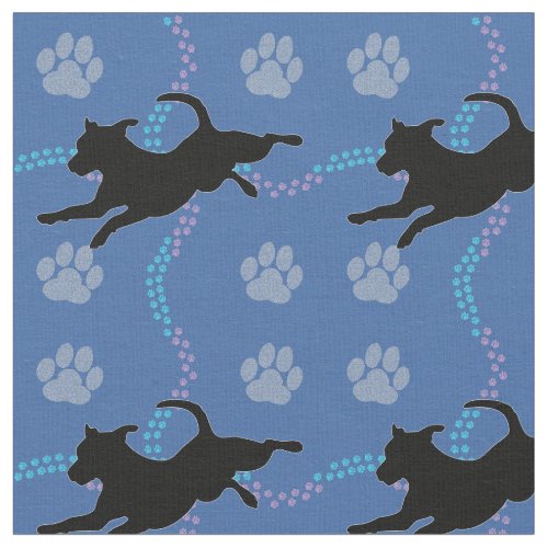 Shadow Dogs _ Jack Russell Terrier v2 Fabric