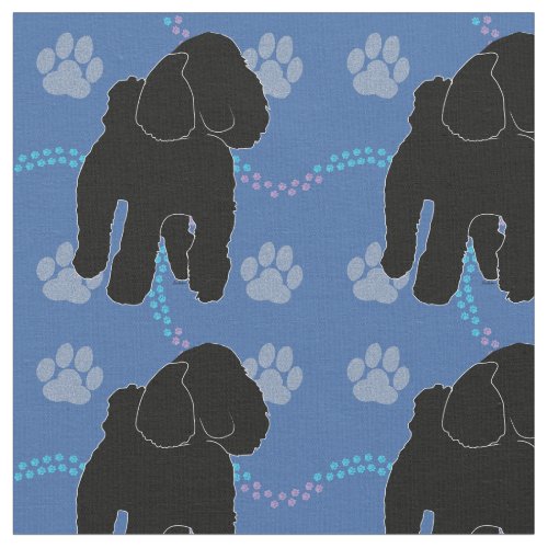 Shadow Dogs _ Poodle v3 Fabric