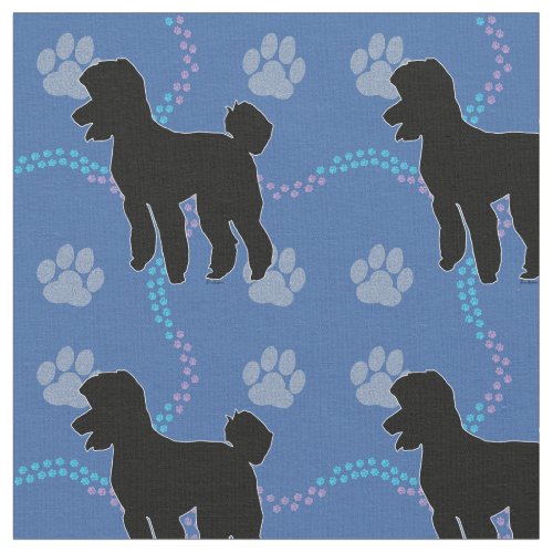 Shadow Dogs _ Poodle v4 Fabric