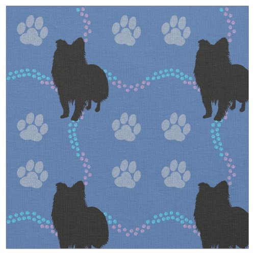 Shadow Dogs _ Shetland Sheepdog Fabric