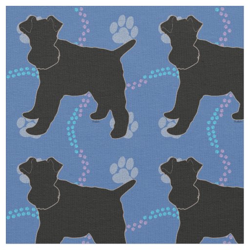 Shadow Dogs - Wire Fox Terrier v2 Fabric