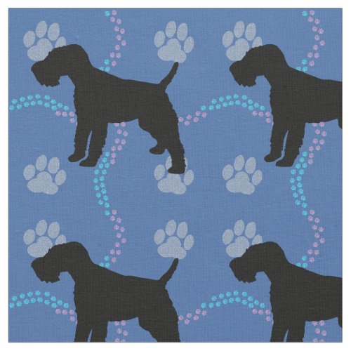 Shadow Dogs _ Wire Fox Terrier v3 Fabric