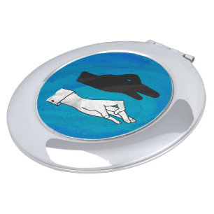 Shadow Duck On Blue Makeup Mirror