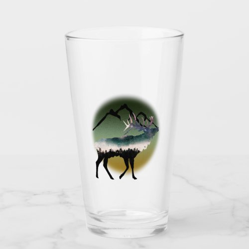 Shadow Elk graphic design Glass