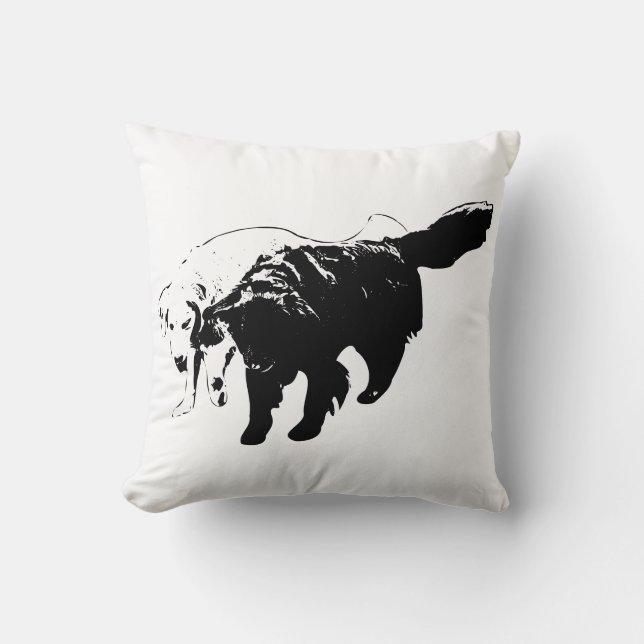 Shadow & Ember Patrol Throw Pillow (Front)