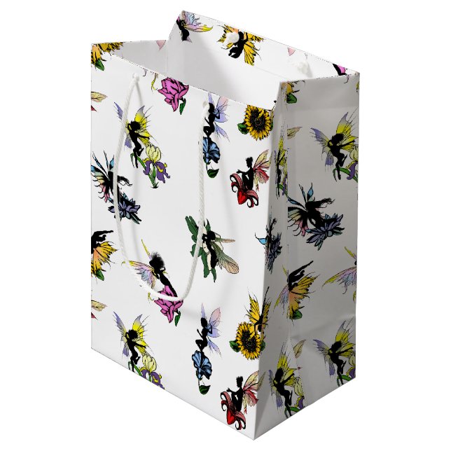 Shadow Fairies Medium Gift Bag (Front Angled)