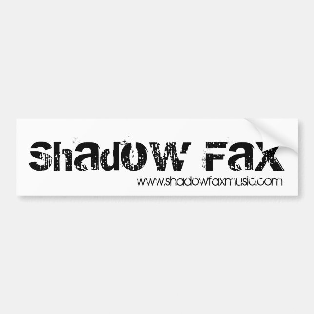 Shadow Fax Bumper Sticker (Front)