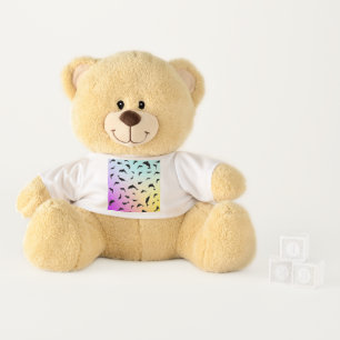 Shadow fish shark whale gradient colorful galaxy teddy bear