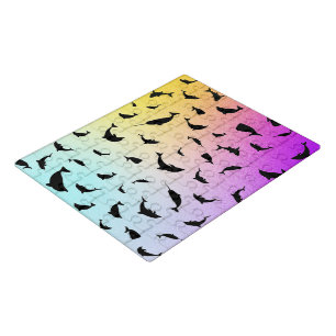 shadow fish shark whale on gradient ocean jigsaw puzzle