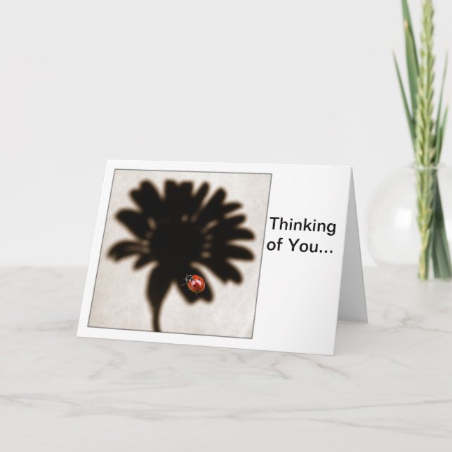 Shadow Flower - Thinking of You Card (Front)