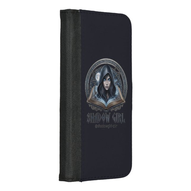 shadow girl iPhone wallet case (Right)