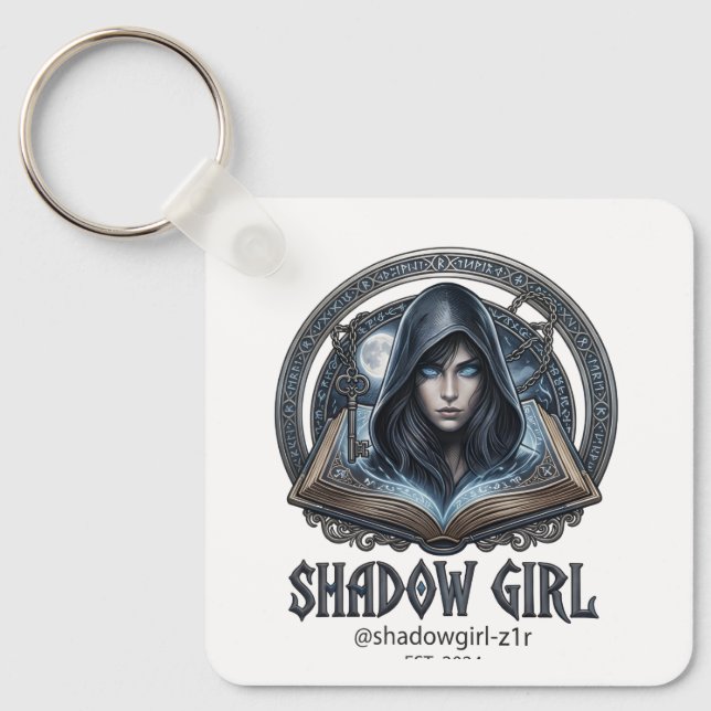 shadow girl keychain (Front)