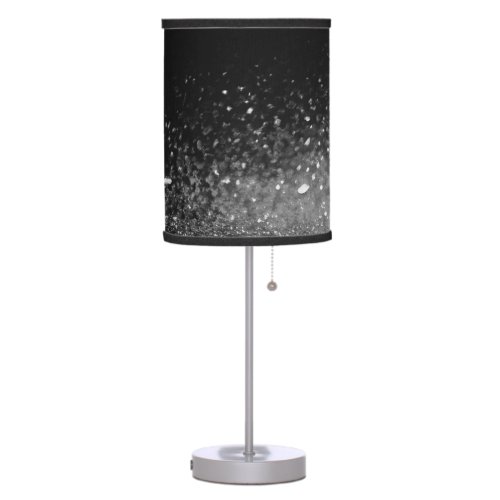 Shadow Glitter _ Dark Grey Table Lamp