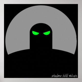 Shadow Kill Clan Shadow Figure Poster