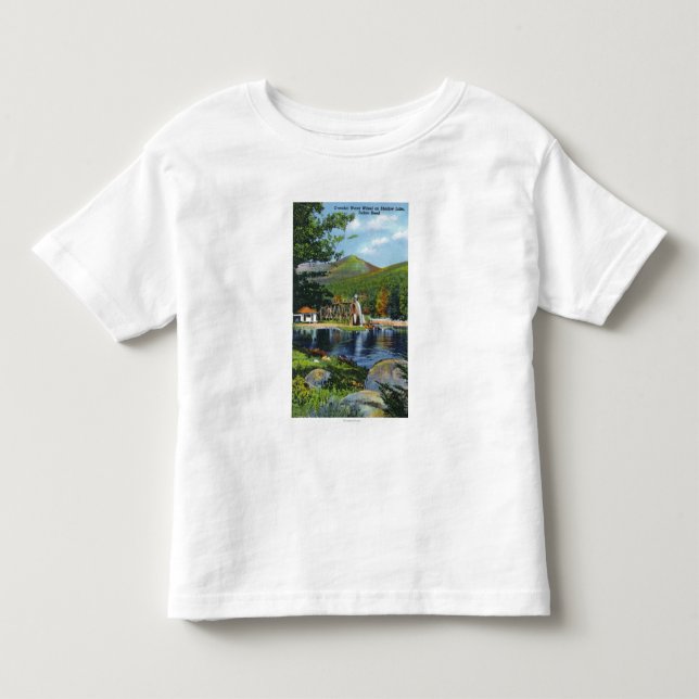 Shadow Lake Overshot Water Wheel View Toddler T-shirt (Front)