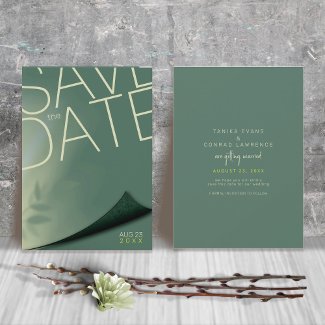 Shadow Leaf Wedding Green ID947