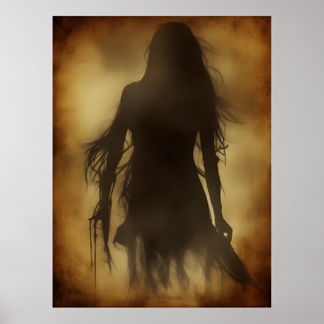 Shadow LIfe AI Fantasy Digital Art Print Ghostly (Front)