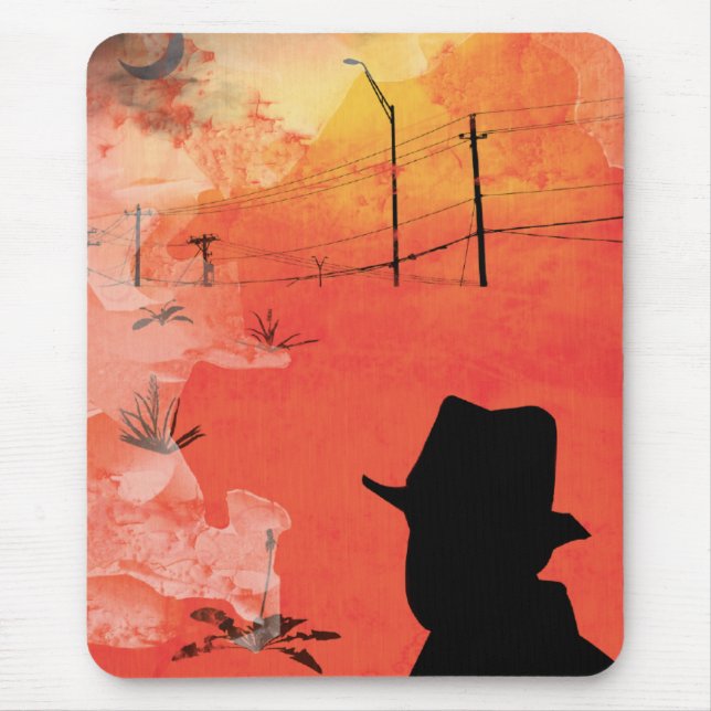 shadow man mouse pad (Front)