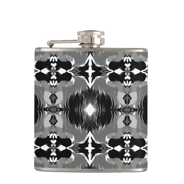 Shadow Mirror Pattern  Flask (Front)