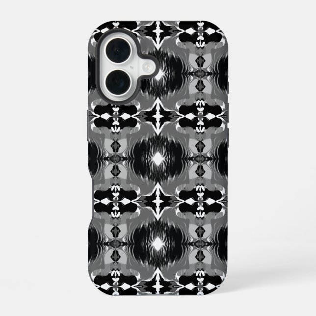 Shadow Mirror Pattern  iPhone Case (Back)