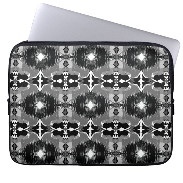 Shadow Mirror Pattern  Laptop Sleeve (Front)