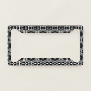 Shadow Mirror Pattern  License Plate Frame