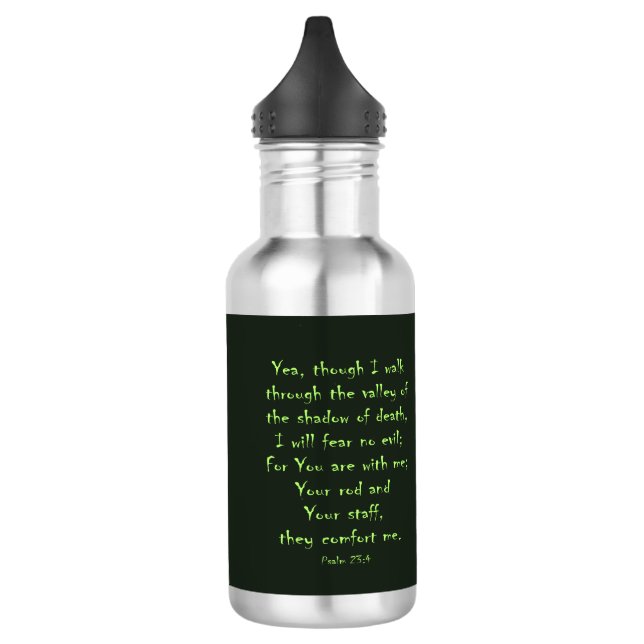 Shadow of Death -- Skull Stainless Steel Water Bottle (Left)