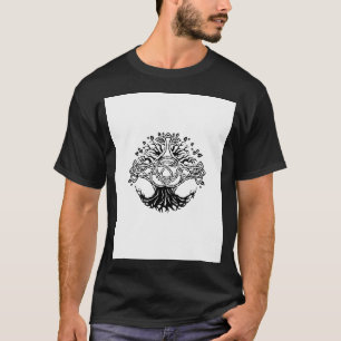 Shadow of Erdtree Elden Art design golden glowing T-Shirt