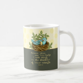 Shadow of His Wings Coffee Mug