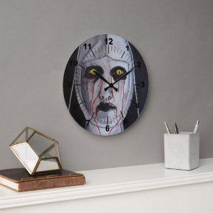 Shadow of the Light Painting by Alfred Fox Large Clock