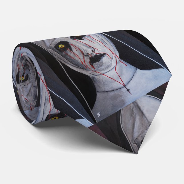 Shadow of the Light Painting by Alfred Fox Neck Tie (Rolled)