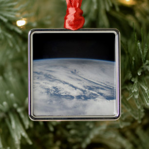 Shadow Of The Moon Cast On The Northern Pacific. 2 Metal Ornament