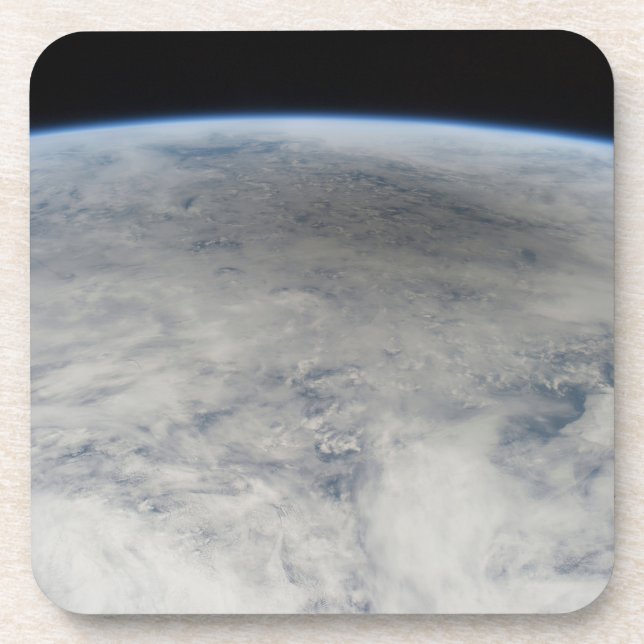 Shadow Of The Moon Cast On The Northern Pacific. Beverage Coaster (Front)