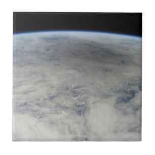 Shadow Of The Moon Cast On The Northern Pacific. Ceramic Tile