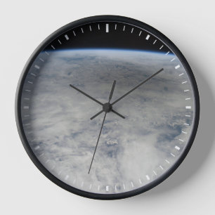 Shadow Of The Moon Cast On The Northern Pacific. Clock