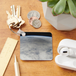 Shadow Of The Moon Cast On The Northern Pacific. Keychain