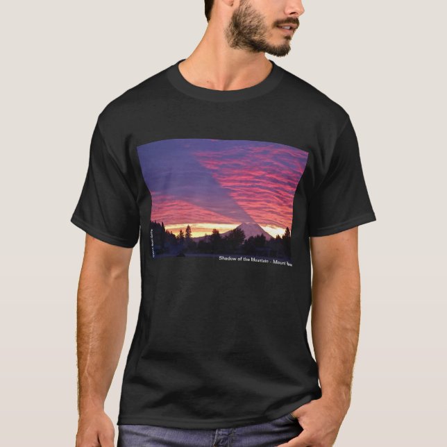 Shadow of the Mountain - Mount Rainier T-Shirt (Front)