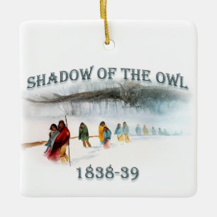 Shadow of the Owl 1838-39 Ceramic Ornament