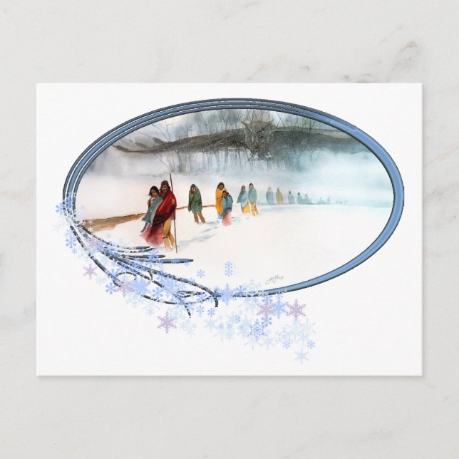 Shadow of the Owl on the Trail of Tears Postcard (Front)