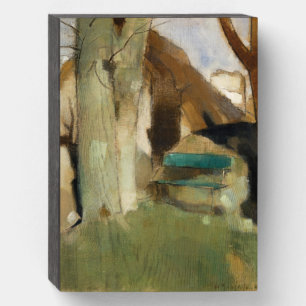 Shadow on the Wall, Helene Schjerfbeck Wooden Box Sign