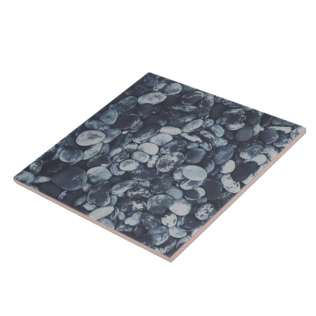 Shadow Pebble Dreams Decorative Ceramic Tile (Side)