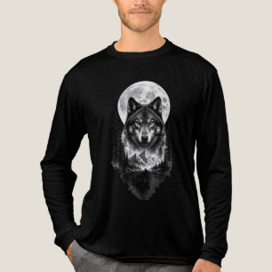 Shadow Power Graphic – Modern Minimal Style Design Tri-Blend Shirt