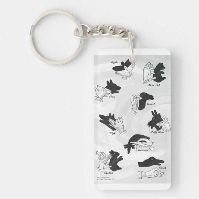Shadow Puppets Keychain (Front)