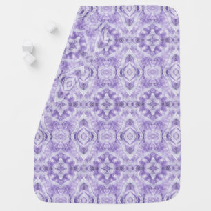 Shadow Purple Abstract Watercolor Art Baby Blanket