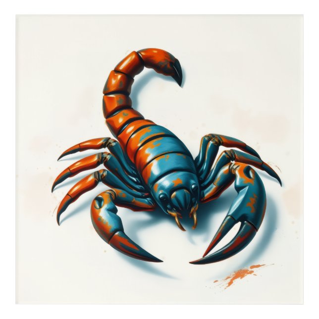 Shadow Scorpion Strike Acrylic Print (Front)