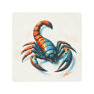 Shadow Scorpion Strike Metal Print
