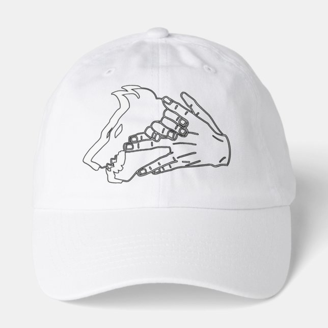 🧢Shadow Sorcerer Wolf Style Hat | Cursed Energy🧢 (Front)