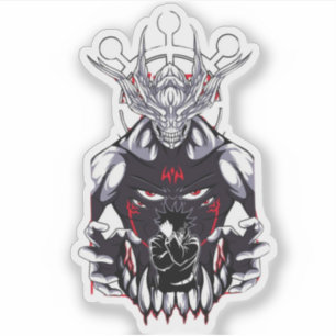 🌑 Shadow Summoner Sticker – Anime-Inspired Vinyl